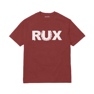 RUX dark red T-SHIRT